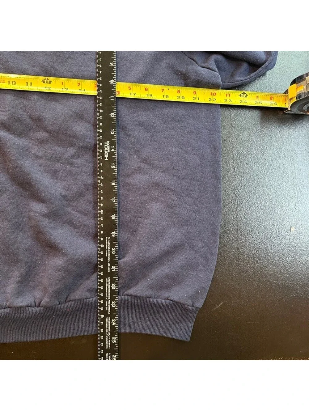 Vintage y2k designer Michigan navy crewneck sweatshirt